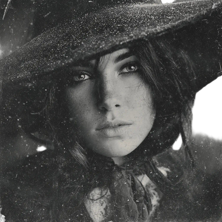 Witch Portrait V3 Vinyl Car Decal Sticker – Waterproof & UV-Resistant 3.4133333333333336"