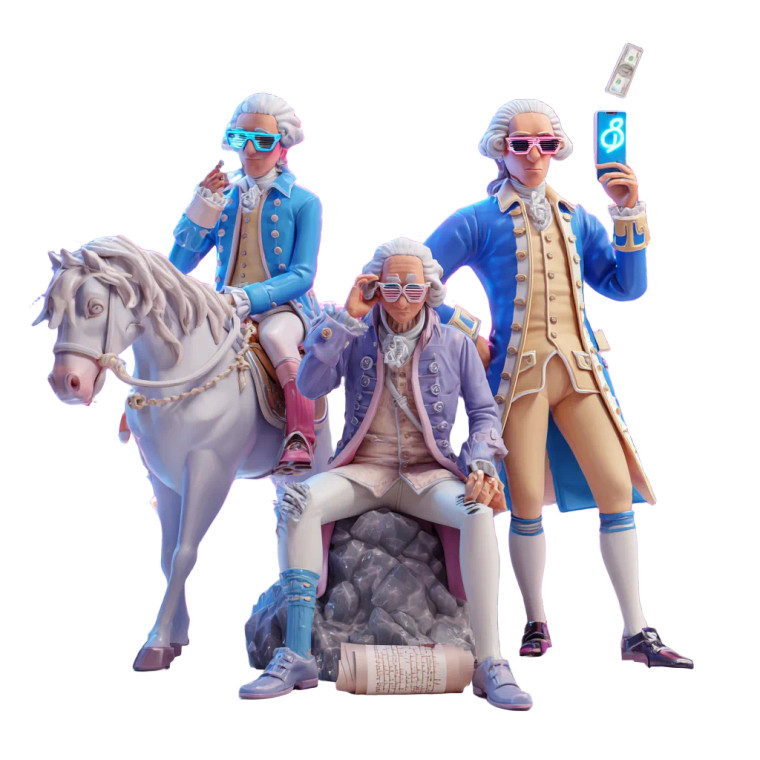 Founding Fathers Hype Vinyl Car Decal Sticker – Waterproof & UV-Resistant 6.826666666666667"