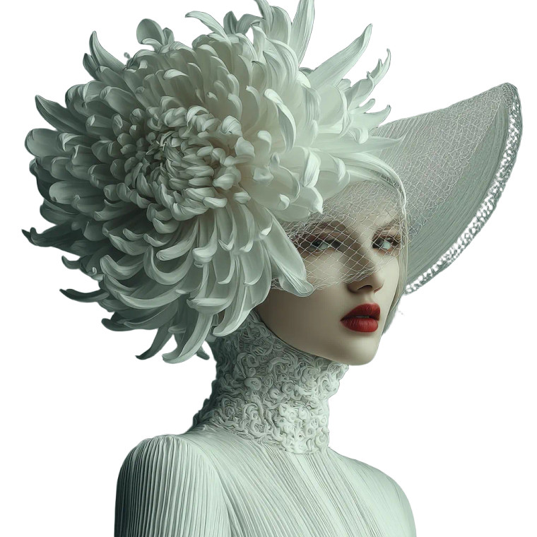 Ethereal Floral Muse V6 Vinyl Car Decal Sticker – Waterproof & UV-Resistant 3.4133333333333336"