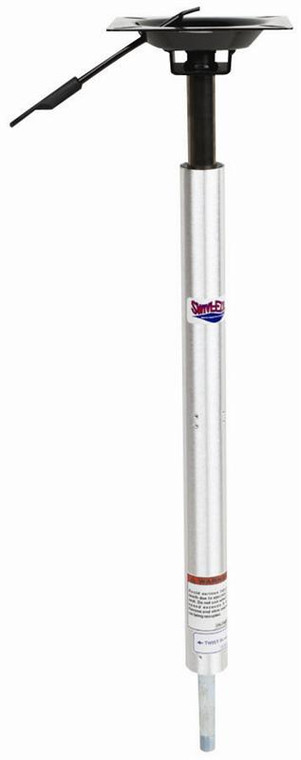 Lock N Pin Boat Seat Pedestal | Adjustable Height 24-30 Inch | Secure Aluminum Post | Made in USA