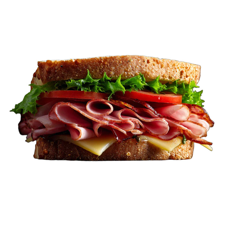 Ham Sandwich Vinyl Car Decal Sticker – Waterproof & UV-Resistant 6.826666666666667"