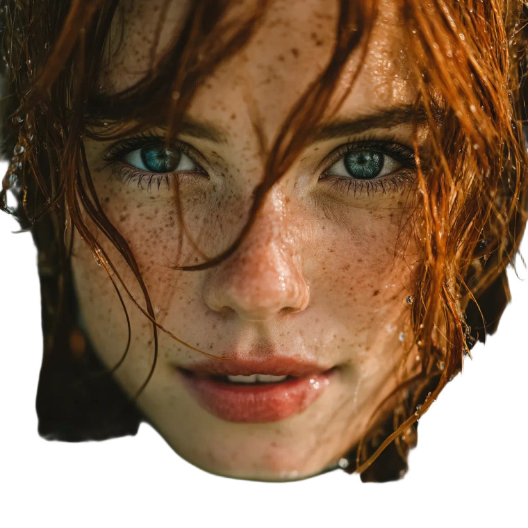 Redhead In Water Vinyl Car Decal Sticker – Waterproof & UV-Resistant 3.4133333333333336"