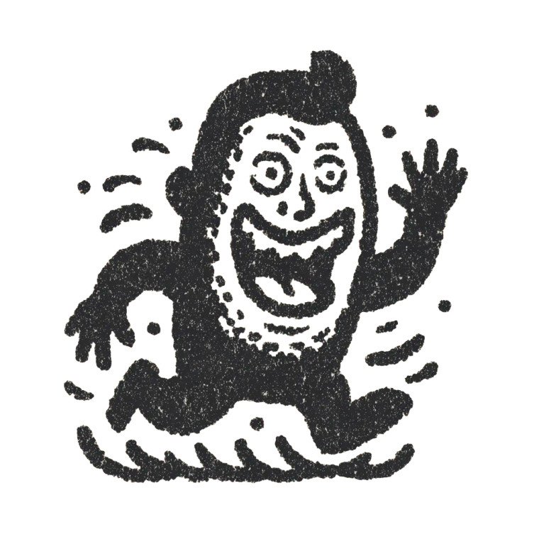 Vintage Cartoon Mascot V13 Vinyl Car Decal Sticker – Waterproof & UV-Resistant 3.4133333333333336"