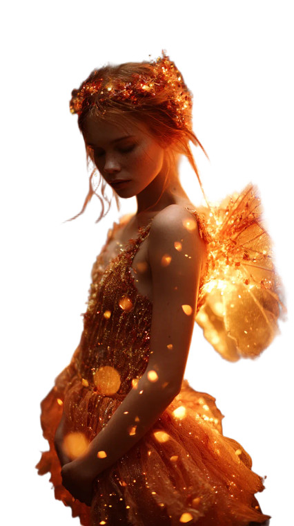 Ember Fairy Vinyl Car Decal Sticker – Waterproof & UV-Resistant 4.8533333333333335"