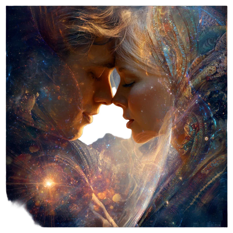 Cosmic Lover Vinyl Car Decal Sticker – Waterproof & UV-Resistant 3.4133333333333336"