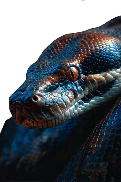 Giant Anaconda Photography Vinyl Car Decal Sticker – Waterproof & UV-Resistant 8.96"