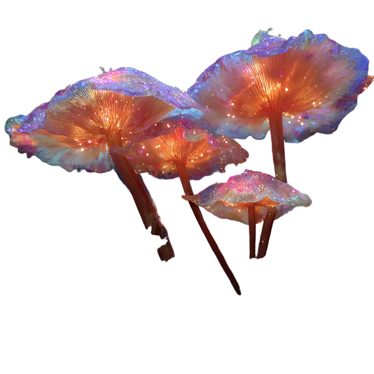 Magical Mushrooms V2 Vinyl Car Decal Sticker – Waterproof & UV-Resistant 3.4133333333333336"