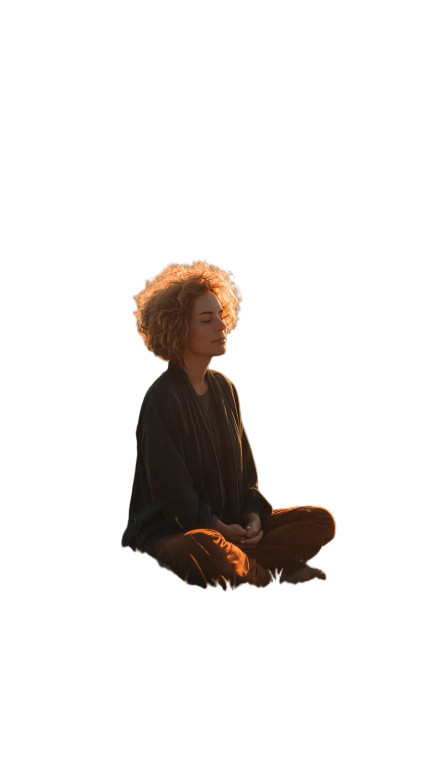 Meditative Serenity V4 Vinyl Car Decal Sticker – Waterproof & UV-Resistant 4.8533333333333335"