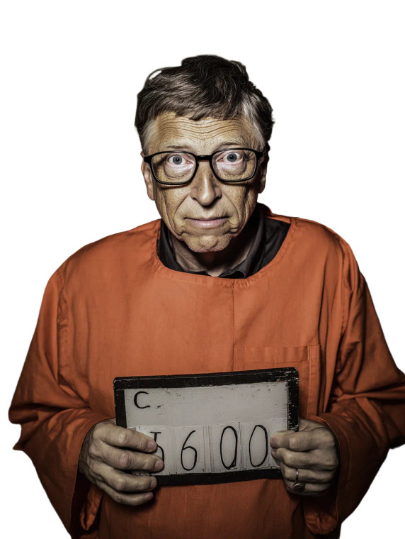Scared Bill Gates Vinyl Car Decal Sticker – Waterproof & UV-Resistant 8.213333333333333"