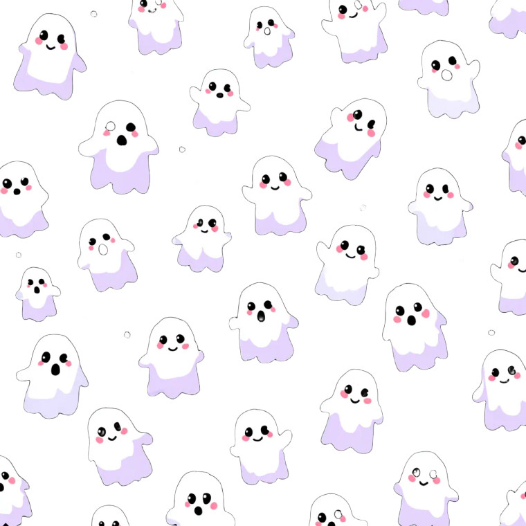 Cartoon Ghost Pattern Vinyl Car Decal Sticker – Waterproof & UV-Resistant 3.4133333333333336"
