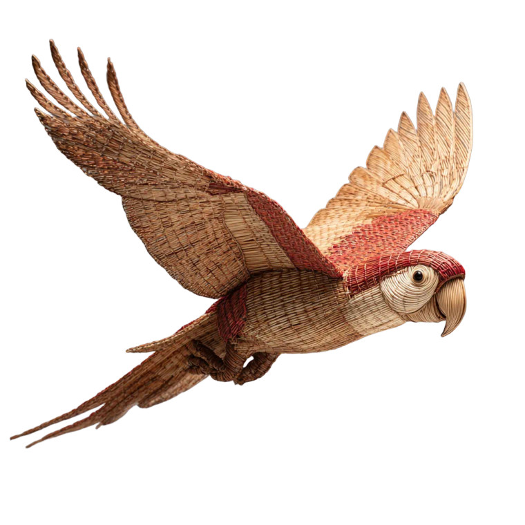 Exotic Cane Parrot Vinyl Car Decal Sticker – Waterproof & UV-Resistant 6.826666666666667"