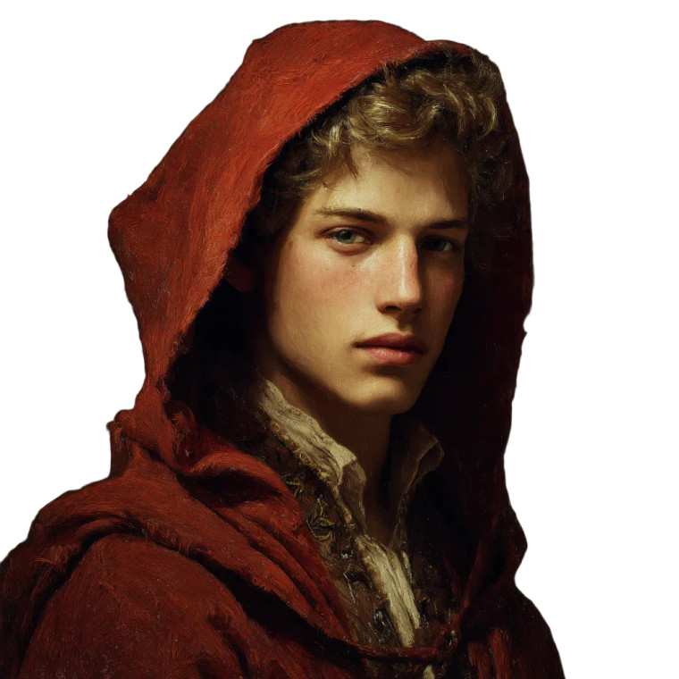 Handsome Hooded Man V2 Vinyl Car Decal Sticker – Waterproof & UV-Resistant 3.4133333333333336"