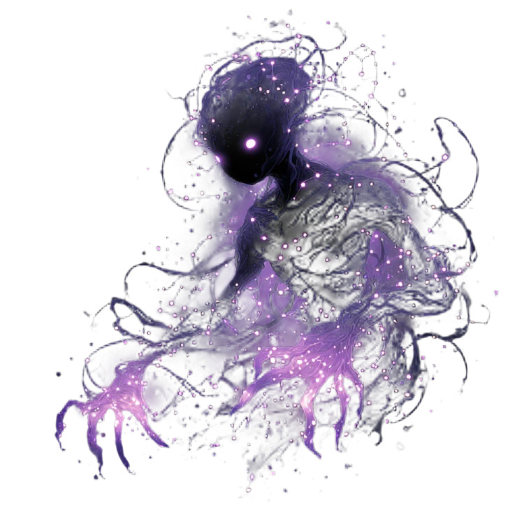 Starry Plasmoid Creature Vinyl Car Decal Sticker – Waterproof & UV-Resistant 3.4133333333333336"