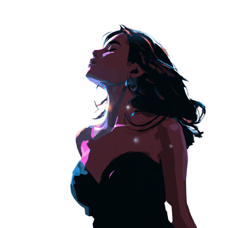 Dancing Woman V20 Vinyl Car Decal Sticker – Waterproof & UV-Resistant 3.4133333333333336"