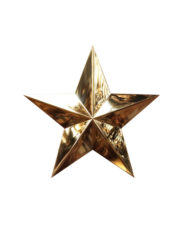 Star Vinyl Car Decal Sticker – Waterproof & UV-Resistant 4.0"
