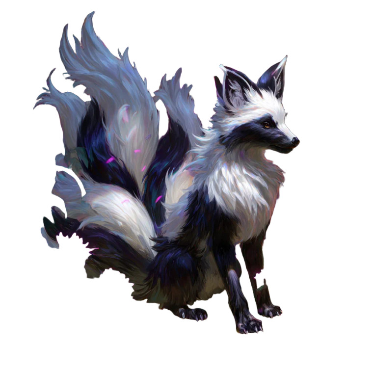 Kitsune Pathfinder Portrait Vinyl Car Decal Sticker – Waterproof & UV-Resistant 3.4133333333333336"