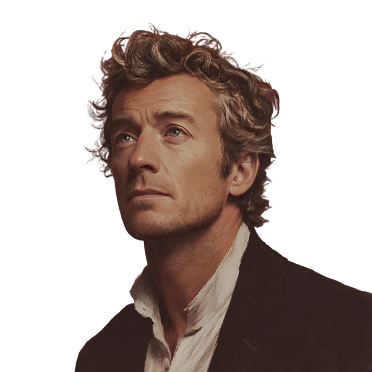 Patrick Jane Vinyl Car Decal Sticker – Waterproof & UV-Resistant 3.4133333333333336"