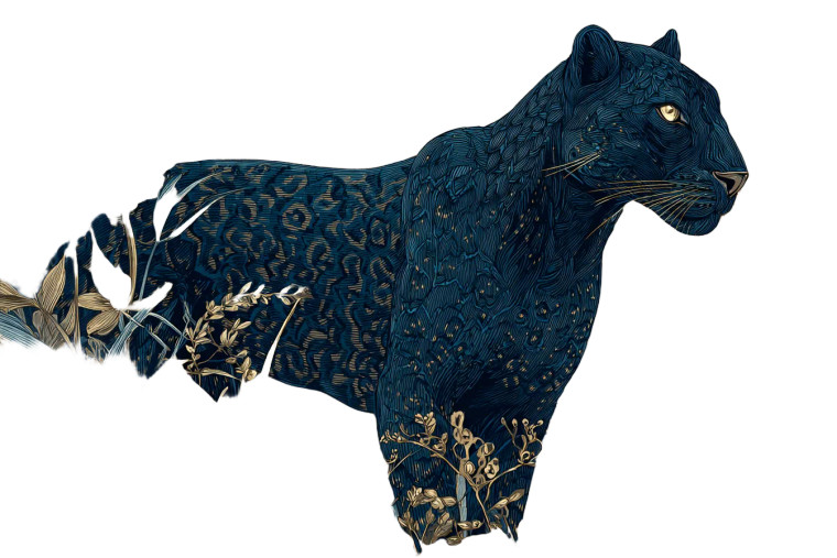 Majestic Dark Panther V2 Vinyl Car Decal Sticker – Waterproof & UV-Resistant 2.986666666666667"