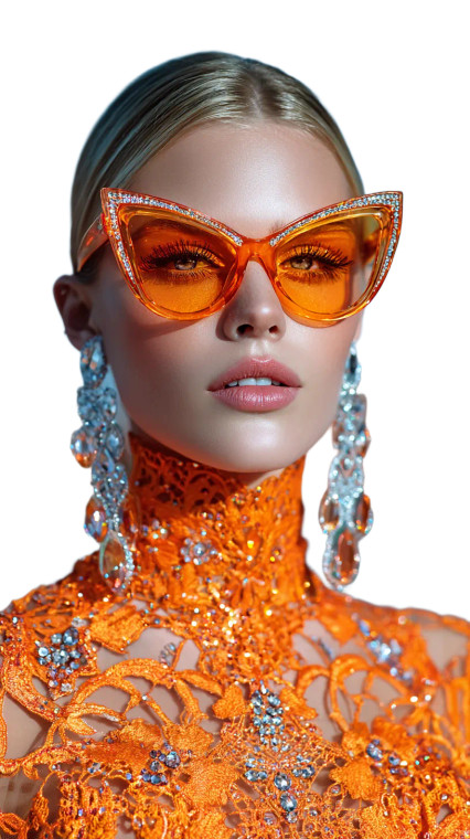 Eccentric Fashion Muse Vinyl Car Decal Sticker – Waterproof & UV-Resistant 9.706666666666667"