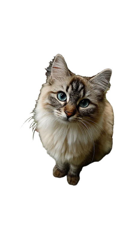 Norwegian Forest Cat V7 Vinyl Car Decal Sticker – Waterproof & UV-Resistant 9.706666666666667"