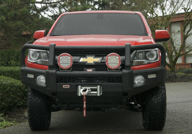 Custom Fit 2015-2019 Chevy Colorado | ARB Summit Bumper, Superior Strength, Grille/Headlight Guard, Internal Winch Mount, Powder Coated Steel