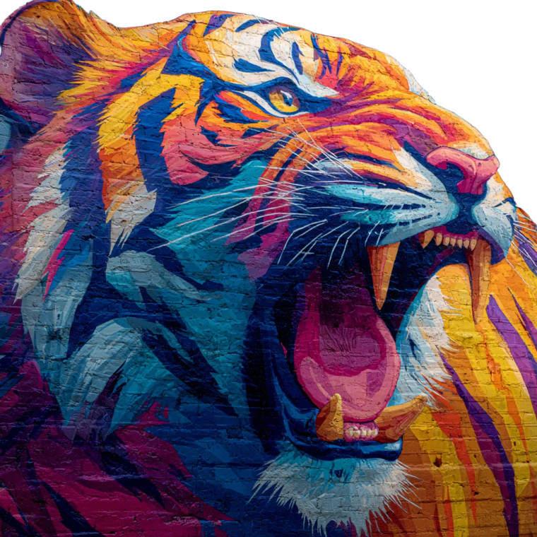 Vibrant Angry Tiger Vinyl Car Decal Sticker – Waterproof & UV-Resistant 3.4133333333333336" Vibrant Angry Tiger Vinyl Car Decal Sticker – Waterproof & UV-Resistant 3.4133333333333336"