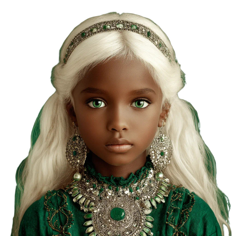 Pale Blonde Child Vinyl Car Decal Sticker – Waterproof & UV-Resistant 3.4133333333333336"