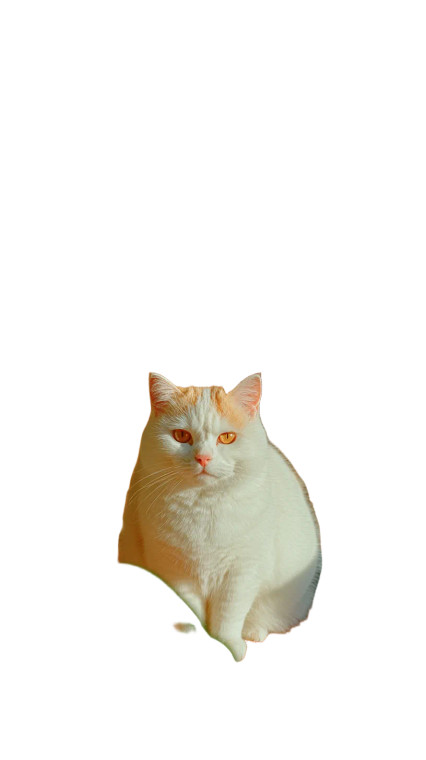 Not Cute Cat Vinyl Car Decal Sticker – Waterproof & UV-Resistant 9.706666666666667"