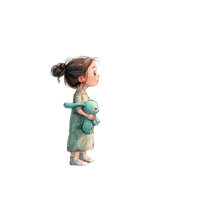Thoughtful Toddler Girl Vinyl Car Decal Sticker – Waterproof & UV-Resistant 3.4133333333333336"