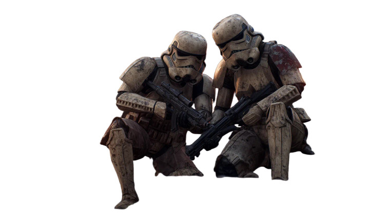 Stormtroopers In Battle Vinyl Car Decal Sticker – Waterproof & UV-Resistant 2.72"