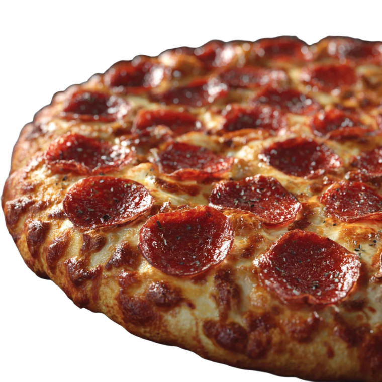Pepperoni Pizza V2 Vinyl Car Decal Sticker – Waterproof & UV-Resistant 6.826666666666667"