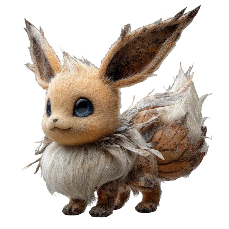 Mutated Eevee Fusion Vinyl Car Decal Sticker – Waterproof & UV-Resistant 3.4133333333333336"