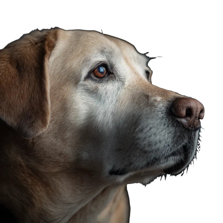 Labrador Retriever Photo Vinyl Car Decal Sticker – Waterproof & UV-Resistant 3.4133333333333336"