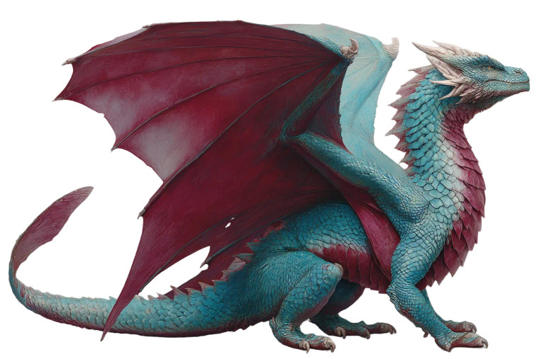 Turquoise Dragon V2 Vinyl Car Decal Sticker – Waterproof & UV-Resistant 5.97333333333333