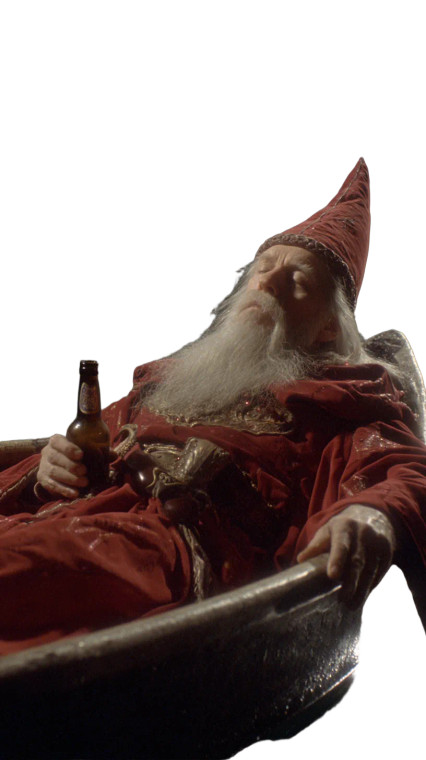 Sleeping Wizard Canoe Vinyl Car Decal Sticker – Waterproof & UV-Resistant 9.706666666666667"