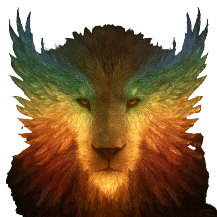 Rainbow Phoenix Vinyl Car Decal Sticker – Waterproof & UV-Resistant 3.4133333333333336"