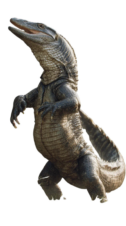 Giant Lizard Battle V2 Vinyl Car Decal Sticker – Waterproof & UV-Resistant 4.8533333333333335"
