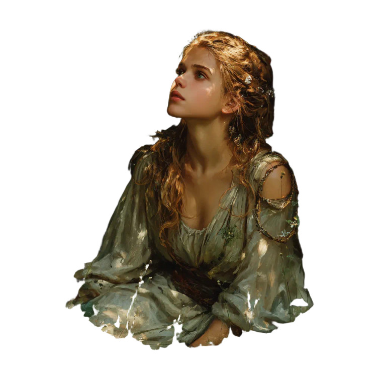 Echo The Nymph Vinyl Car Decal Sticker – Waterproof & UV-Resistant 3.4133333333333336"