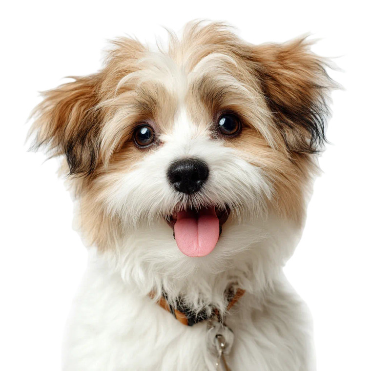 Happy Cute Dog Vinyl Car Decal Sticker – Waterproof & UV-Resistant 3.4133333333333336"