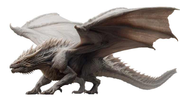 Majestic Fantasy Dragon V6 Vinyl Car Decal Sticker – Waterproof & UV-Resistant 2.72"