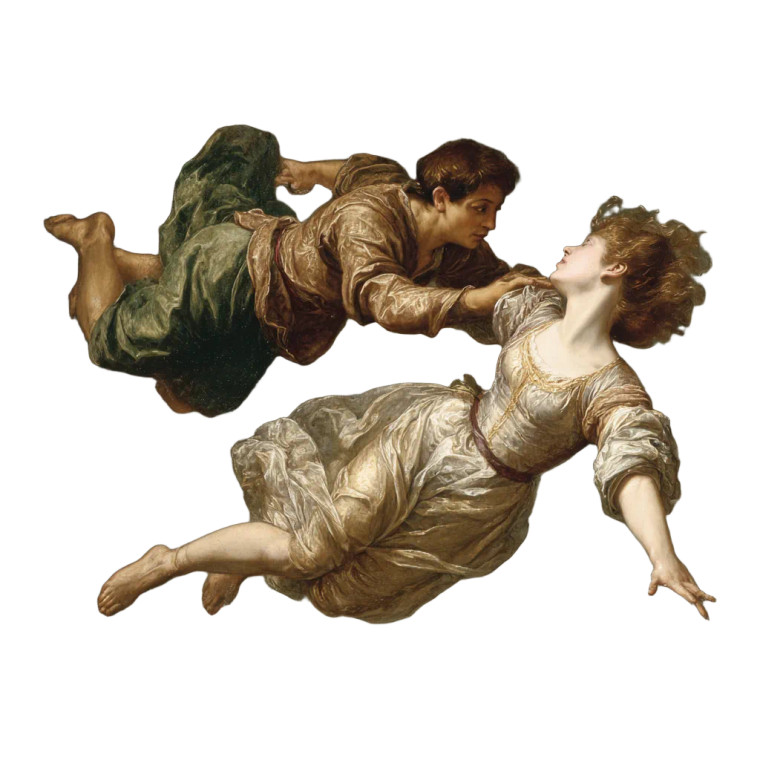 Renaissance Descent Vinyl Car Decal Sticker – Waterproof & UV-Resistant 3.4133333333333336"