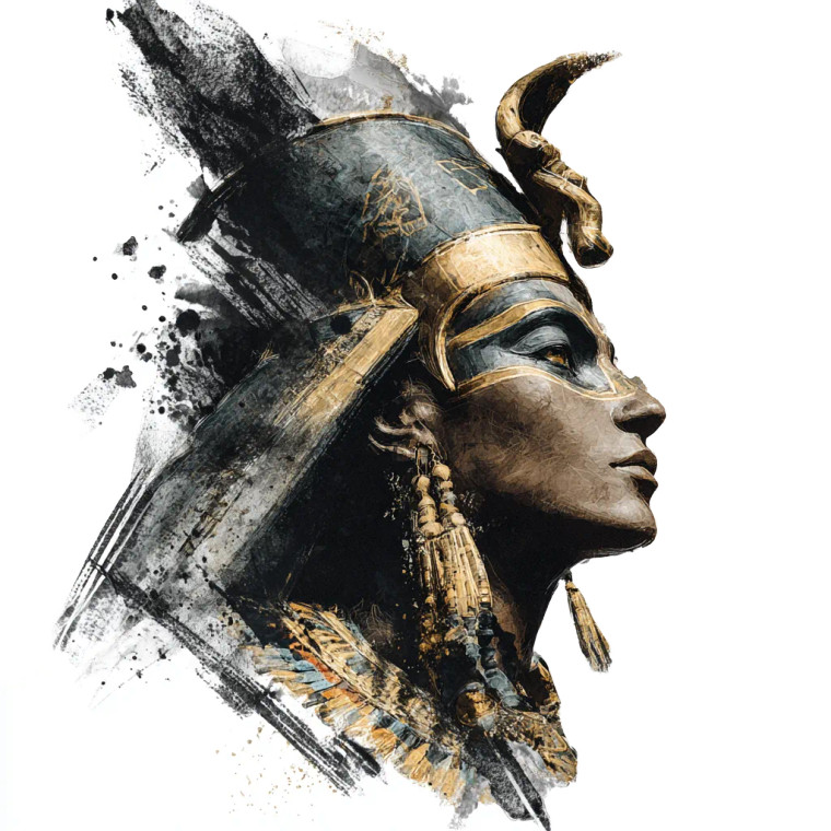 Egyptian God Design Vinyl Car Decal Sticker – Waterproof & UV-Resistant 3.4133333333333336"