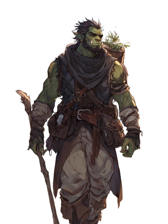 Half-Orc Civilian Vinyl Car Decal Sticker – Waterproof & UV-Resistant 8.213333333333333"