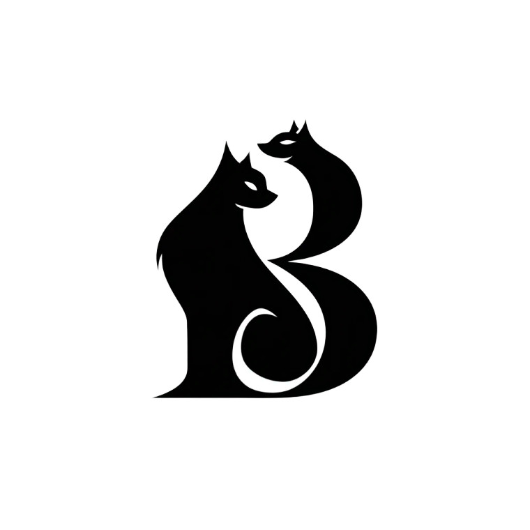 Monogram Pet Logo Vinyl Car Decal Sticker – Waterproof & UV-Resistant 6.826666666666667"