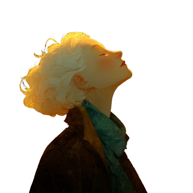 Serene Woman Foxes Vinyl Car Decal Sticker – Waterproof & UV-Resistant 3.4133333333333336"