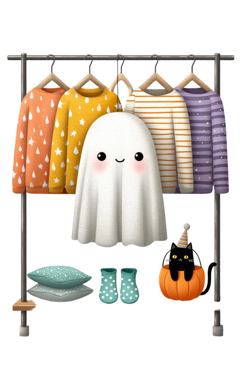 Cute Skeleton Ghost Vinyl Car Decal Sticker – Waterproof & UV-Resistant 4.4