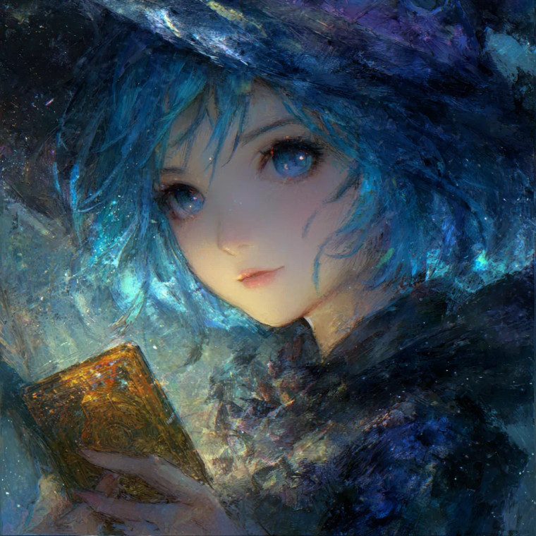 Anime Witch V3 Vinyl Car Decal Sticker – Waterproof & UV-Resistant 3.4133333333333336"