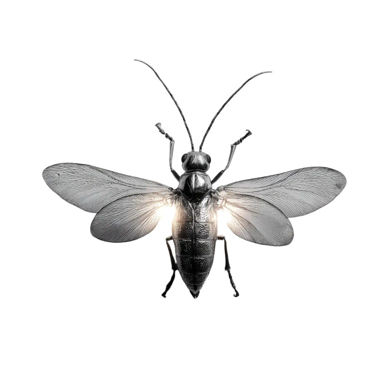 Bright Firefly Vinyl Car Decal Sticker – Waterproof & UV-Resistant 3.4133333333333336"