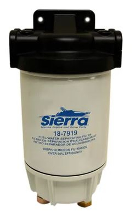 Sierra Marine 10 Micron Fuel Water Separator | Durable Aluminum Housing | Marine Series