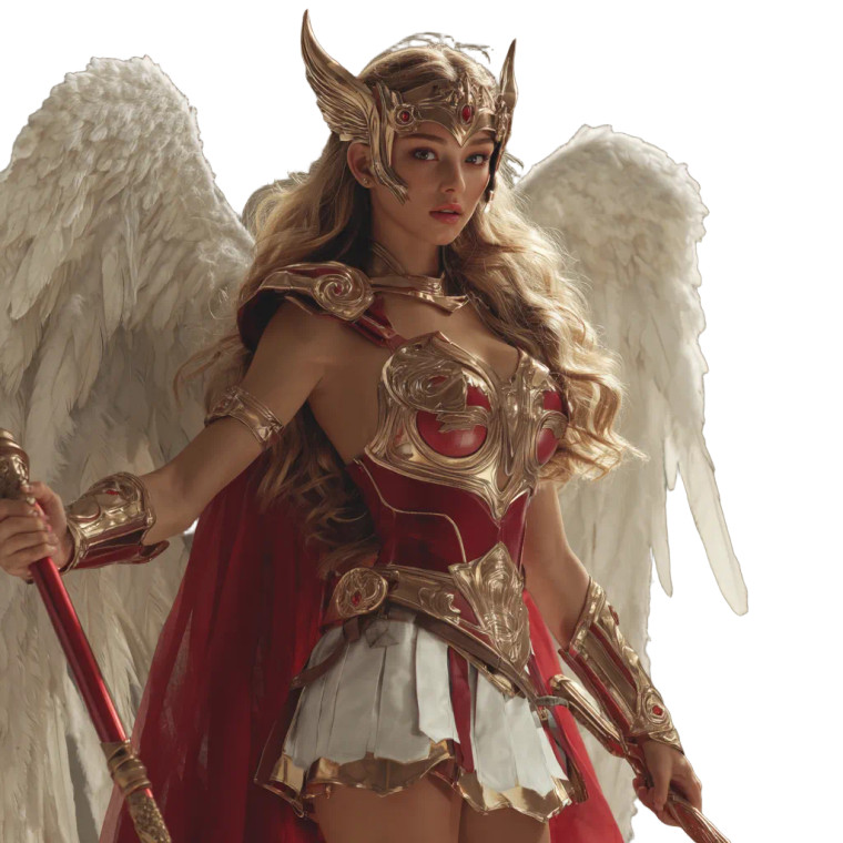 Angel She-Ra Vinyl Car Decal Sticker – Waterproof & UV-Resistant 3.4133333333333336"